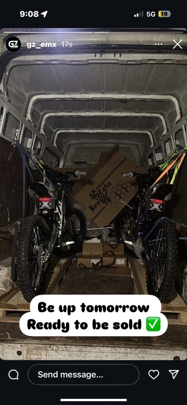 Ready to be sold — on the way to new owners