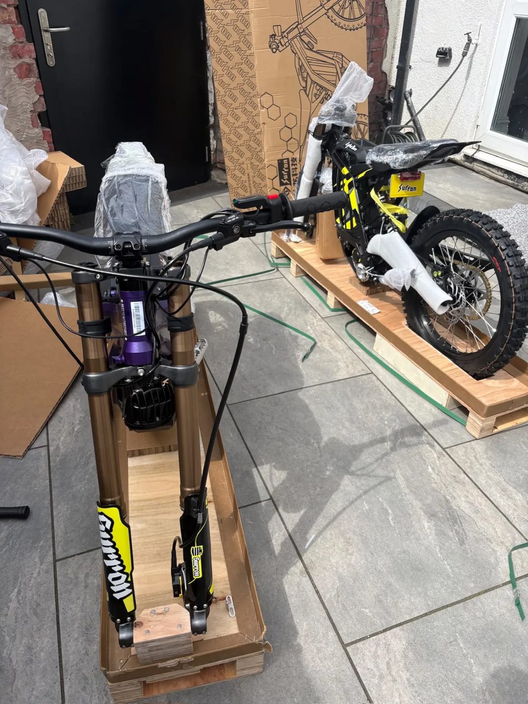 Unboxing and front-end assembly